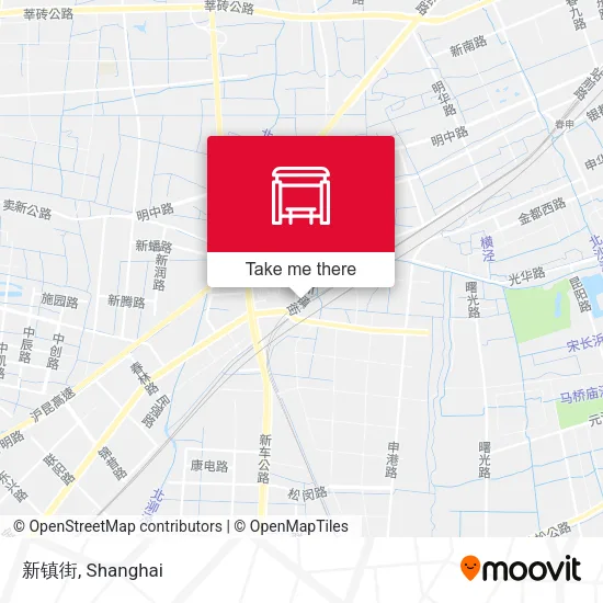 新镇街 map
