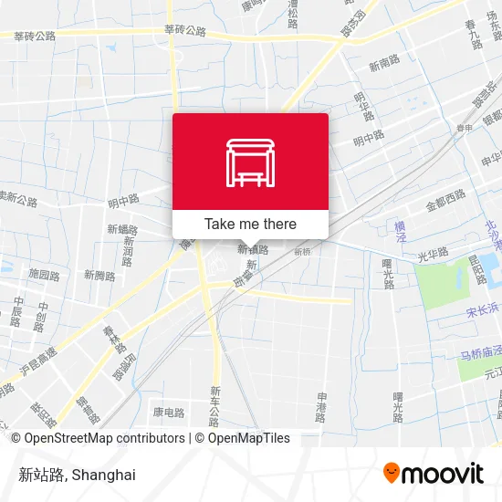 新站路 map