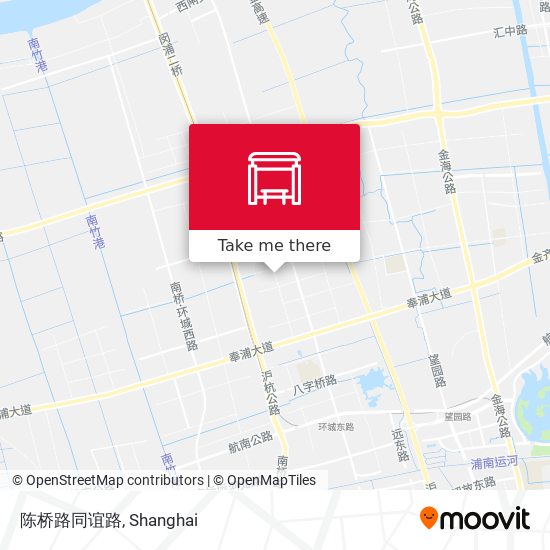 陈桥路同谊路 map