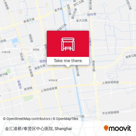 金汇港桥/奉贤区中心医院 map