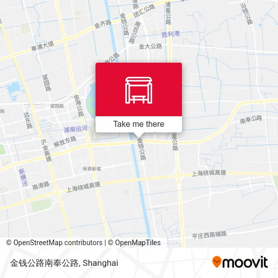 金钱公路南奉公路 map