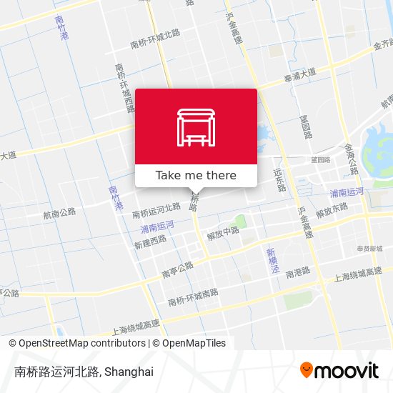 南桥路运河北路 map