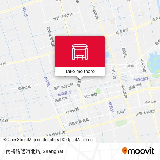南桥路运河北路 map