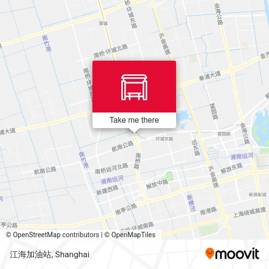 江海加油站 map
