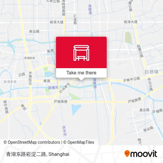 青湖东路崧淀二路 map