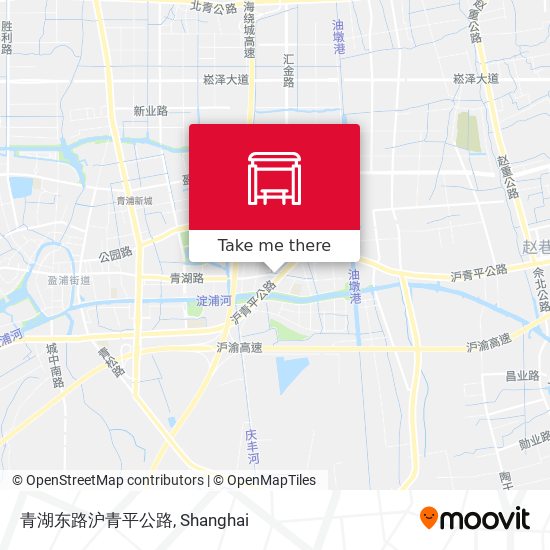青湖东路沪青平公路 map