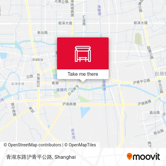 青湖东路沪青平公路 map