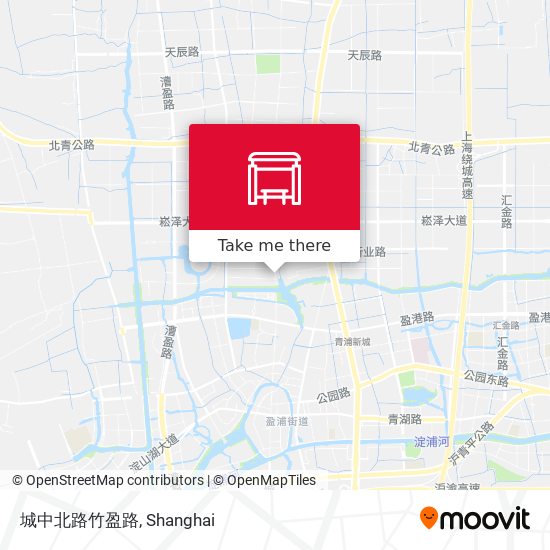 城中北路竹盈路 map