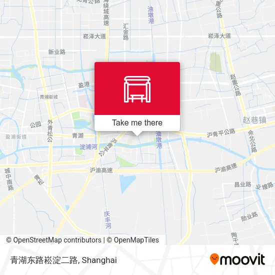 青湖东路崧淀二路 map