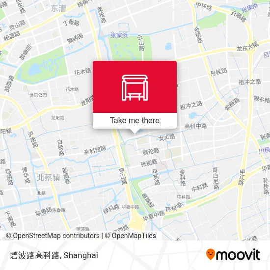 碧波路高科路 map