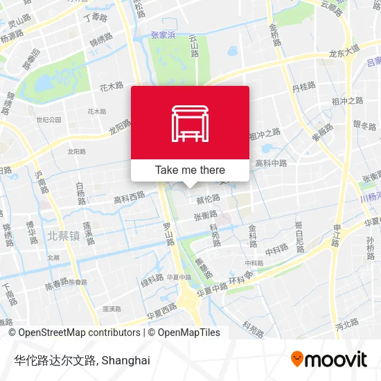 华佗路达尔文路 map
