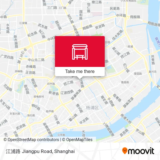 江浦路 Jiangpu Road map