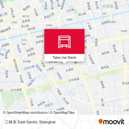 三林东 East Sanlin map