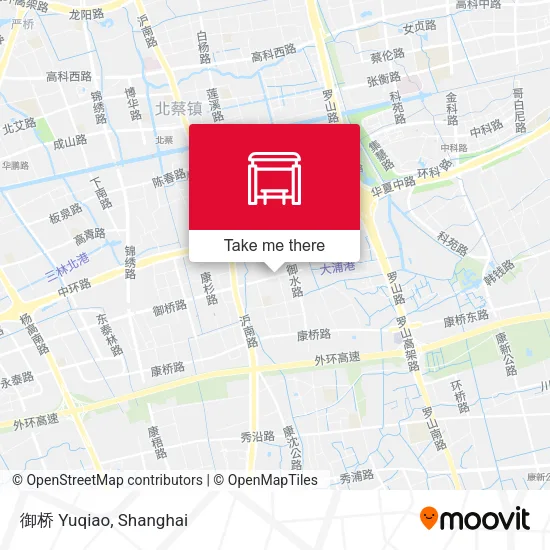 御桥 Yuqiao map