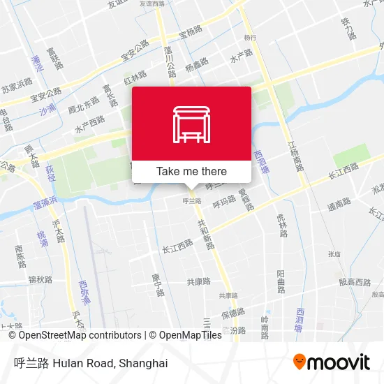 呼兰路 Hulan Road map