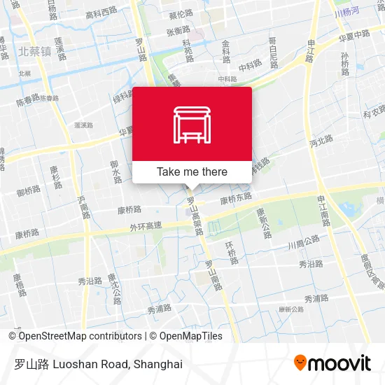 罗山路 Luoshan Road map