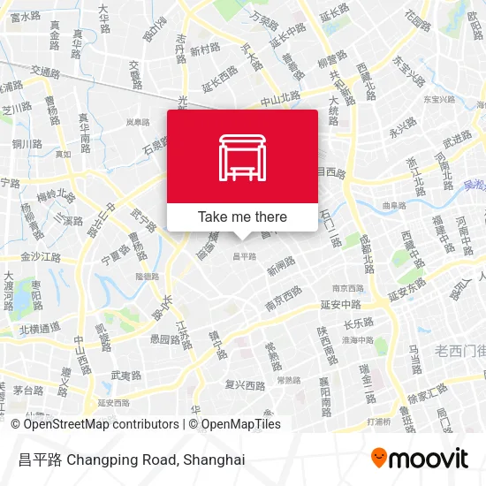 昌平路 Changping Road map