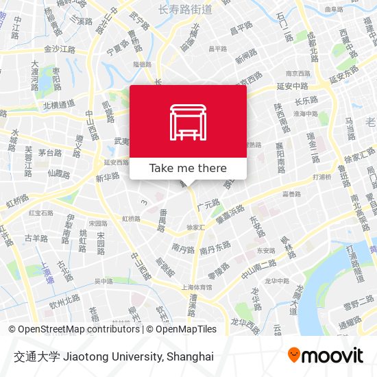 交通大学 Jiaotong University map