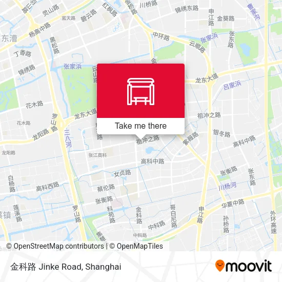 金科路 Jinke Road map