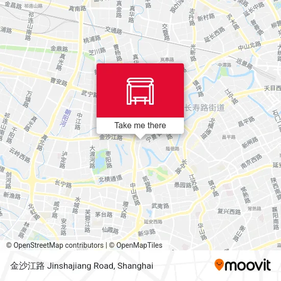 金沙江路 Jinshajiang Road map