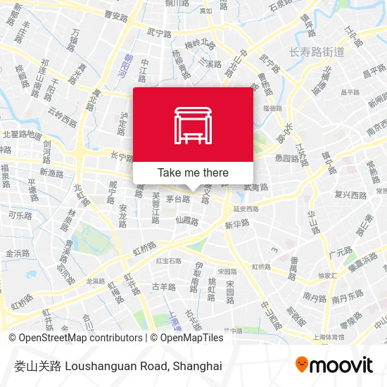 娄山关路 Loushanguan Road map