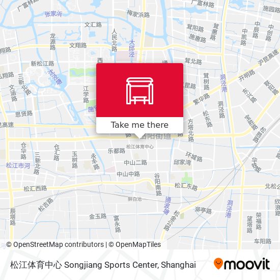 松江体育中心 Songjiang Sports Center map