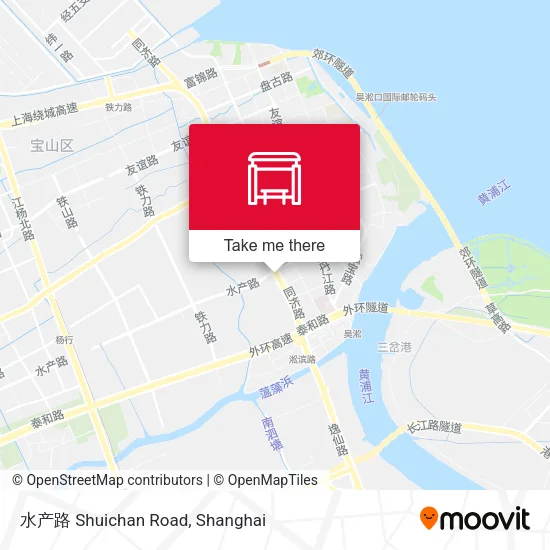 水产路 Shuichan Road map