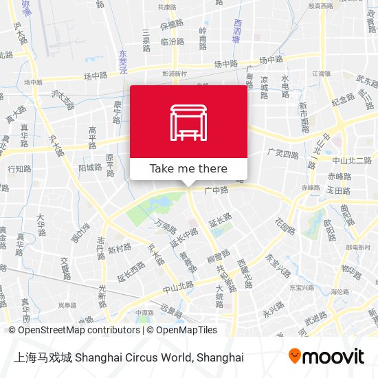 上海马戏城 Shanghai Circus World map