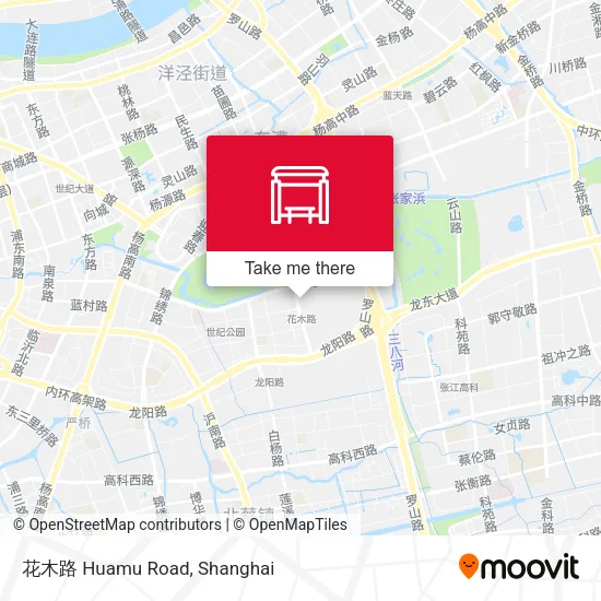 花木路 Huamu Road map