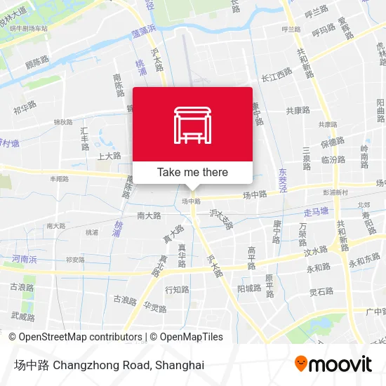场中路 Changzhong Road map