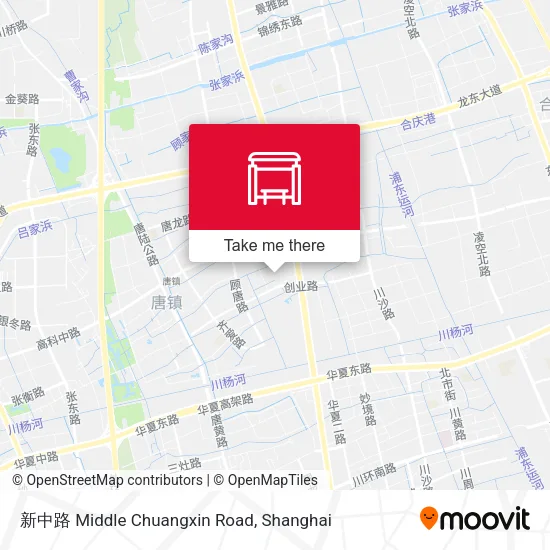 新中路 Middle Chuangxin Road map