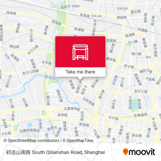 祁连山南路 South Qilianshan Road map