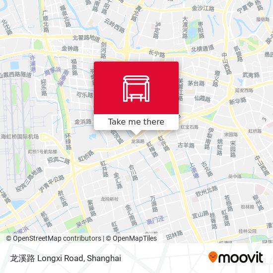 龙溪路 Longxi Road map