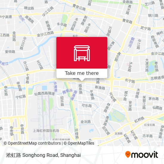 淞虹路 Songhong Road map