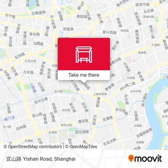 宜山路 Yishan Road map