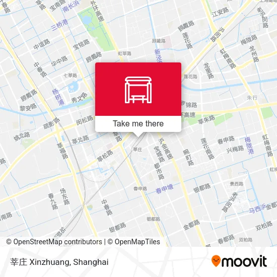 莘庄 Xinzhuang map