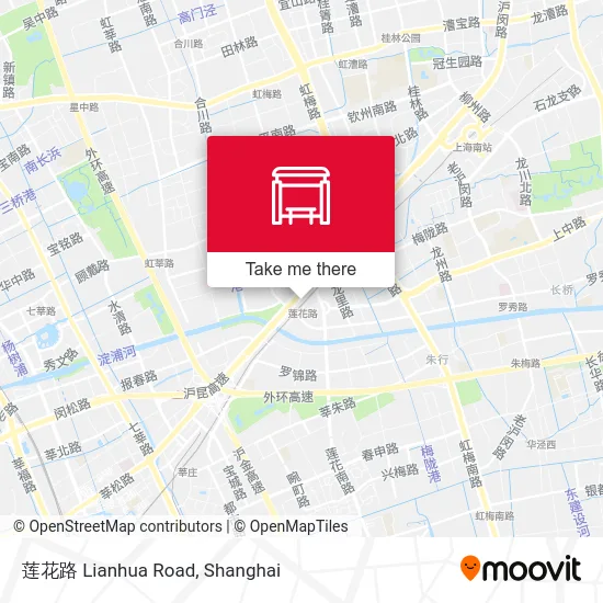 莲花路 Lianhua Road map