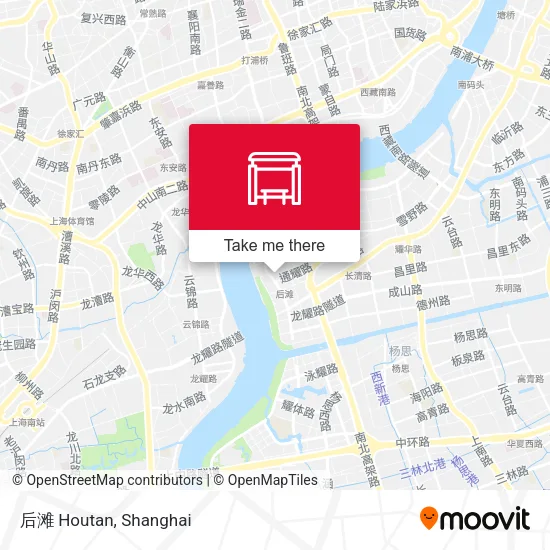 后滩 Houtan map