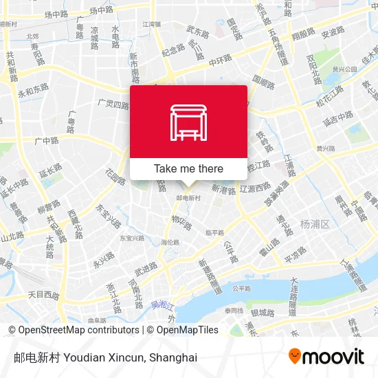 邮电新村 Youdian Xincun map
