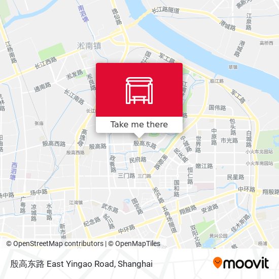 殷高东路 East Yingao Road map