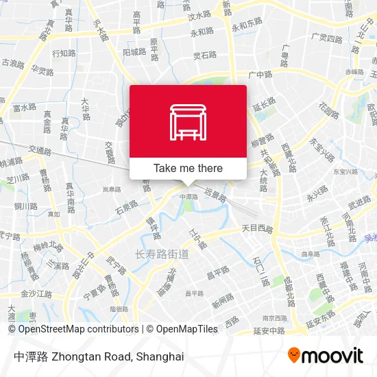中潭路 Zhongtan Road map