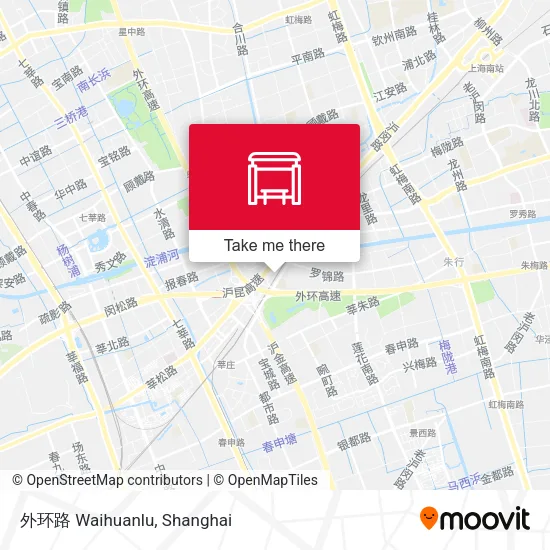 外环路 Waihuanlu map