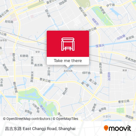 昌吉东路 East Changji Road map