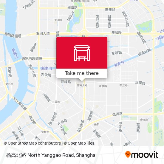 杨高北路 North Yanggao Road map