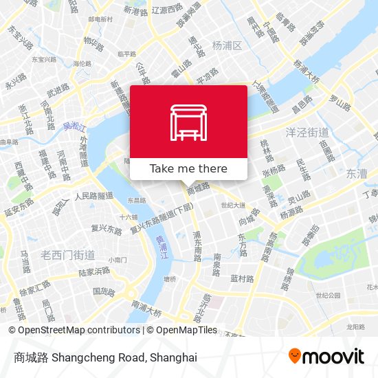 商城路 Shangcheng Road map