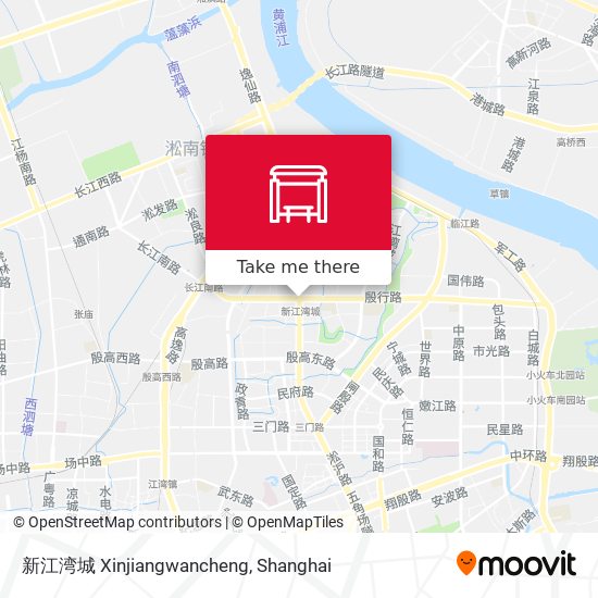 新江湾城 Xinjiangwancheng map