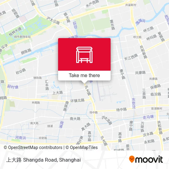 上大路 Shangda Road map