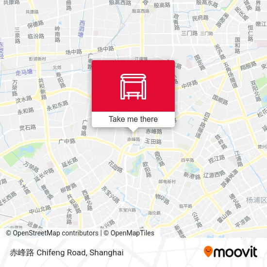 赤峰路 Chifeng Road map