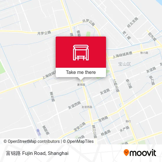 富锦路 Fujin Road map