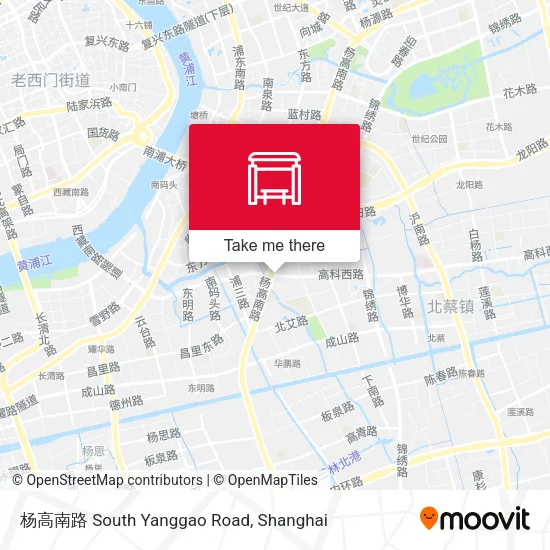 杨高南路 South Yanggao Road map